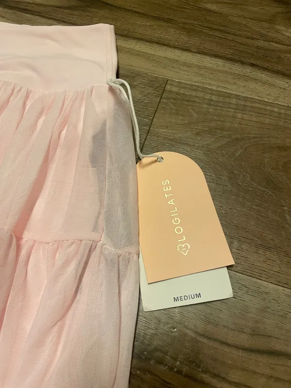 NWT! Popflex Target X Blogilates Women's Ballerina Skort Skirt Pink Size Medium - Image 3