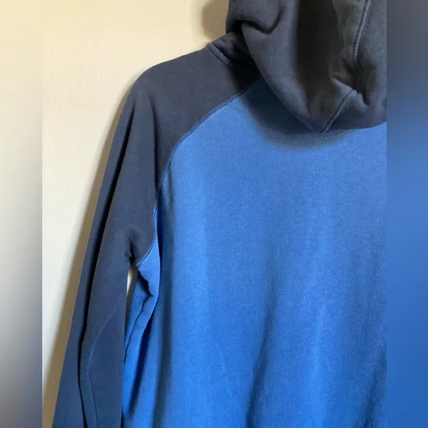 *Nike The Athletic Dept Rare Vtg. Navy Zip Up Hooded Medium Sweatshirt #Pk - Image 8