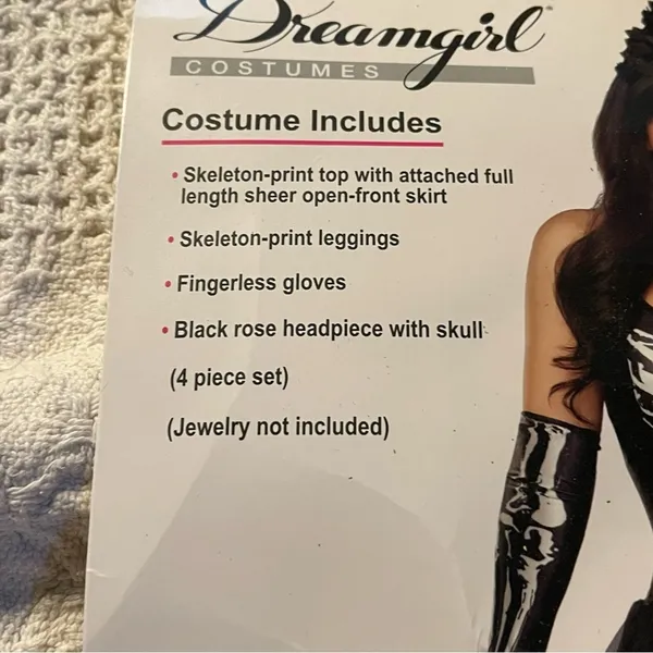 NEW Dreamgirl Bare Bones Babe Sexy Skeleton Costume Size XL - Image 6