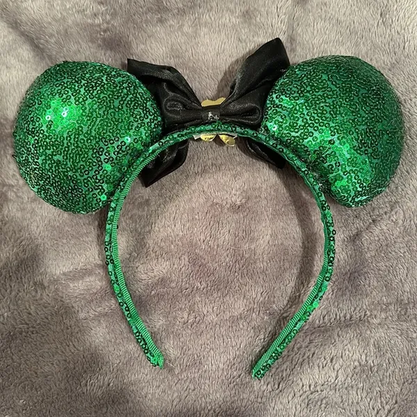 NWOT Disney Minnie Mouse Green St. Patrick’s Day Shamrock Ears - Image 2