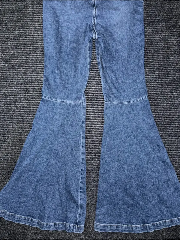 Wrangler Retro High Rise Trumpet Super Flare Bell Bottom Jean 26x31 Western Boho - Image 7