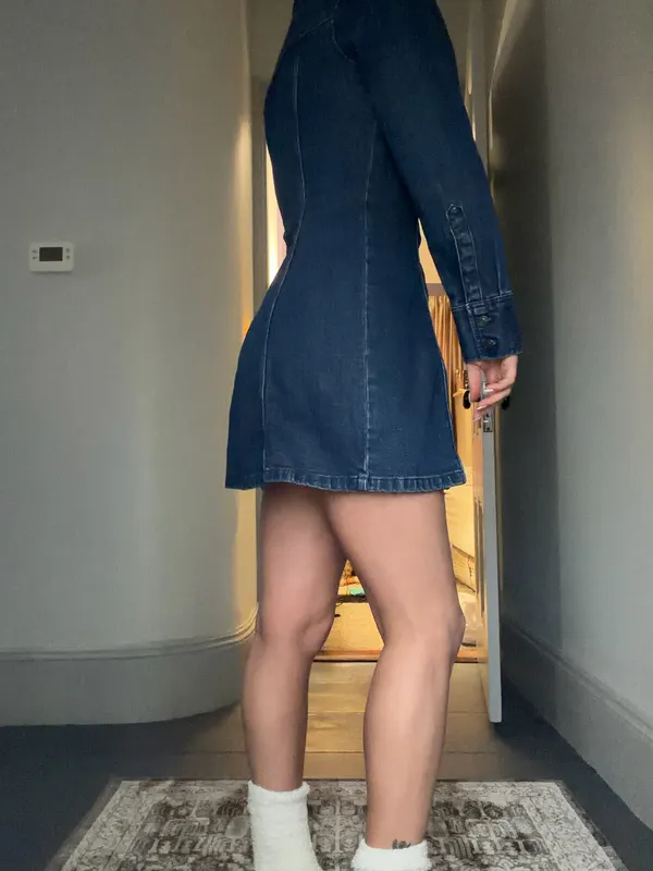 Abercrombie & Fitch Denim Shirt Dress - Image 3