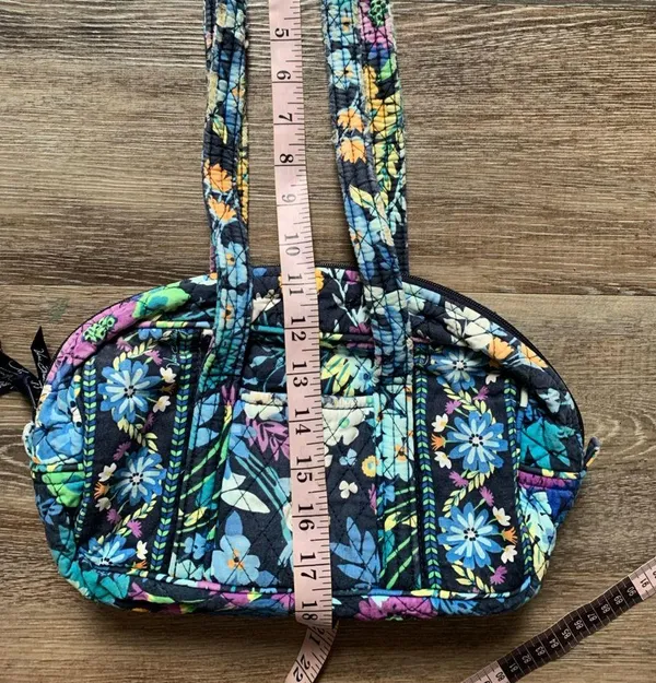 Vera Bradley Midnight Blues Floral Shoulder Bag - Image 4