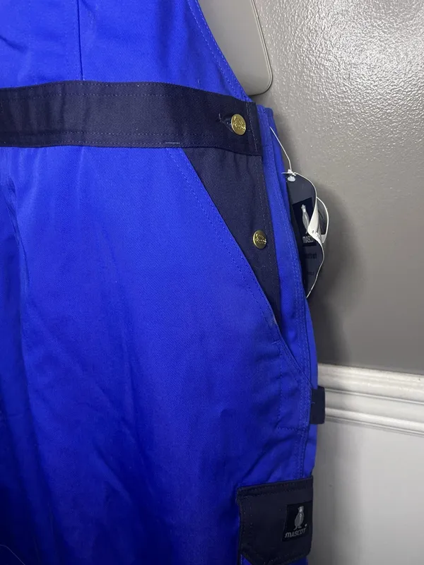 Mascot Milano Overalls Mens C62 Blue Workwear Bib Construction 00969-430-1101 - Image 5