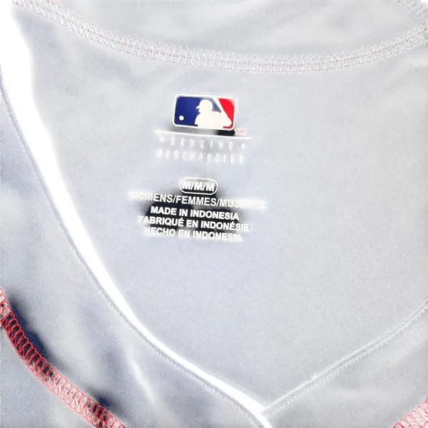 MLB Minnesota Twins Womens Baseball Jersey Navy Blue Medium Sporty NEW - Image 3