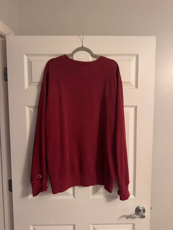 Champion Maroon  Crew Neck - Image 4