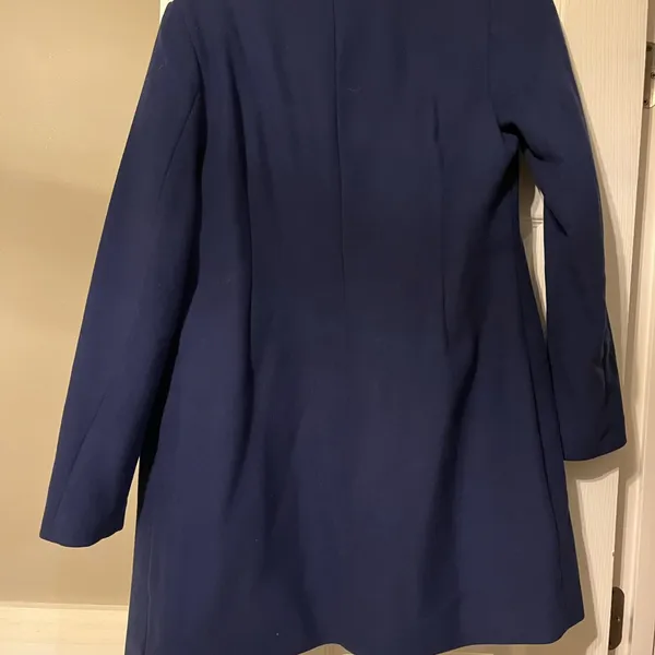 Banana Republic Royal Blue Pea Coat Small NWT New With Tags - Image 3