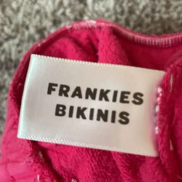 Frankie’s Bikinis Burl High Waist Sweat Shorts Pink Size M - Image 5