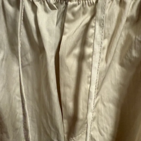 Rewash Cream Cargo parachute Pants Oversized Wide Leg Gorpcore Utility Size M - Image 9