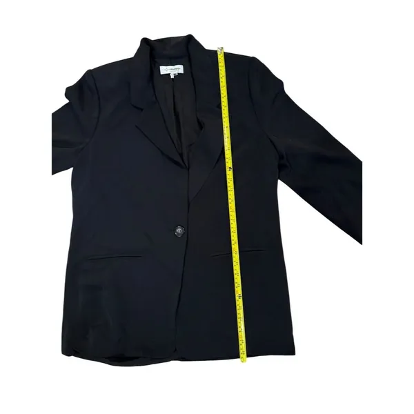 WAYF Women's Black oversized Blazer Jacket Size M Long Sleeve - Image 6