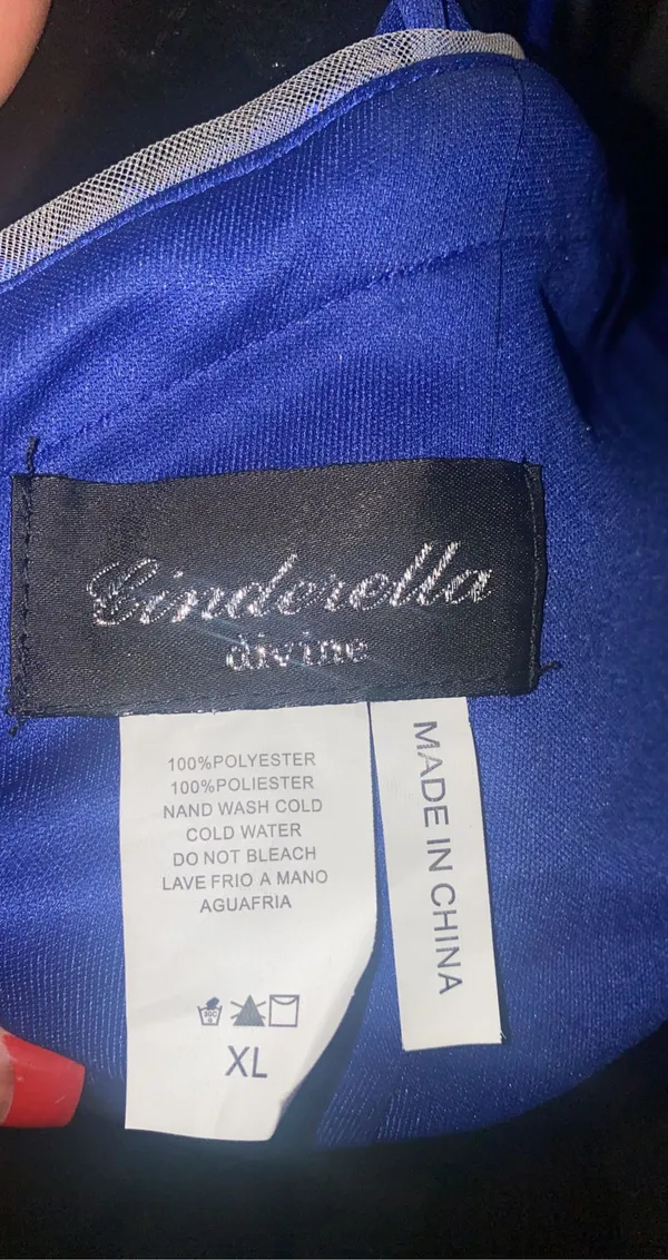 Prom Dress Blue Size XL - Image 4