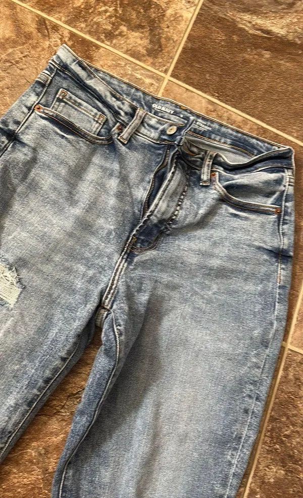 Old Navy OG Straight Distressed Jeans - Image 2