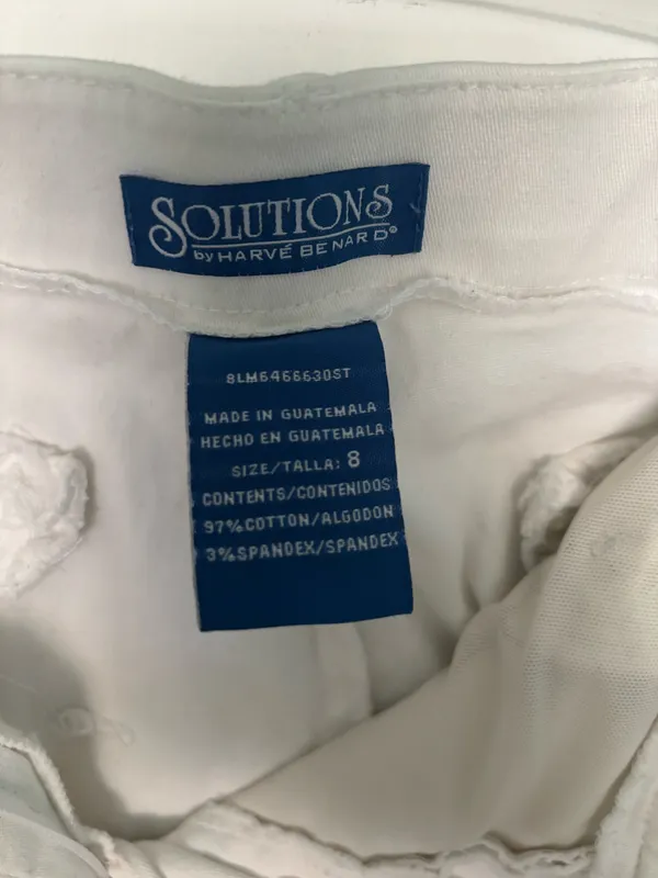 White capris Size 8 - Image 2
