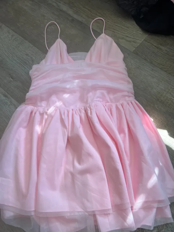 More To Come Cassa Mini Dress in Baby Pink - Image 5