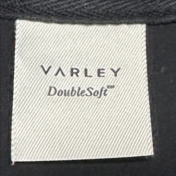 Varley Double Soft Black Masie Longline Sweat Shirt size S - Image 2
