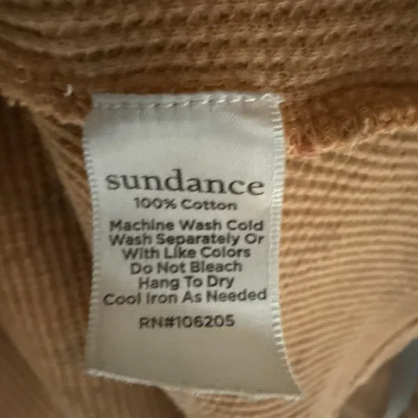 Sundance Women's Thermal Knit Pajamas Set Size Small Floral Long Sleeves - Image 10