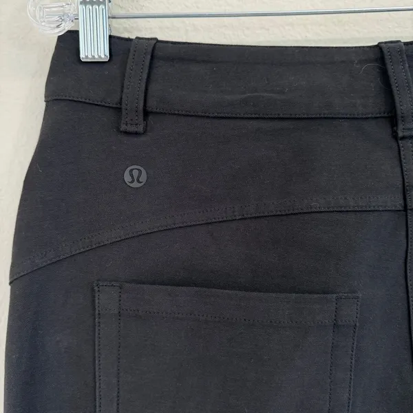 Lululemon City Sleek Size 29 Wide-Leg High-Rise Pant Light Utilitech Black- FLAW - Image 5