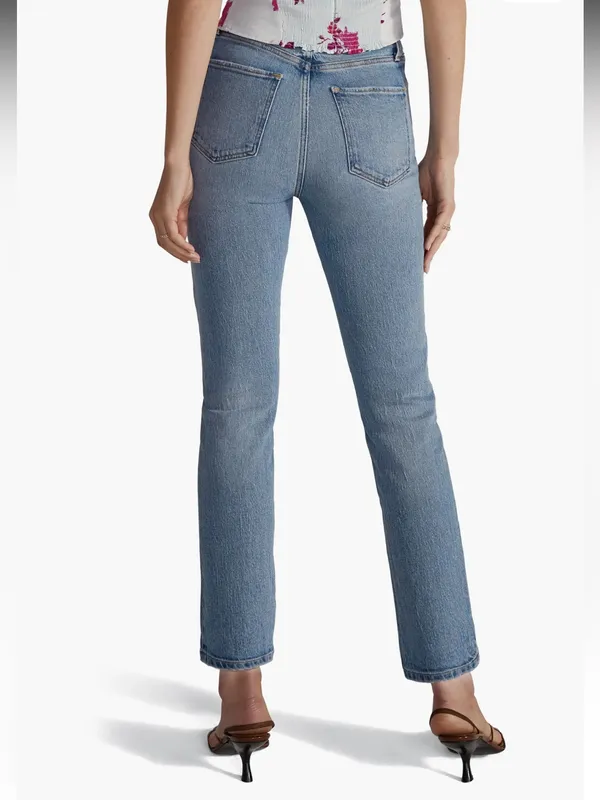 Favorite Daughter Valentina Super High Rise Cigarette Ankle Jeans in Santiago - Image 3