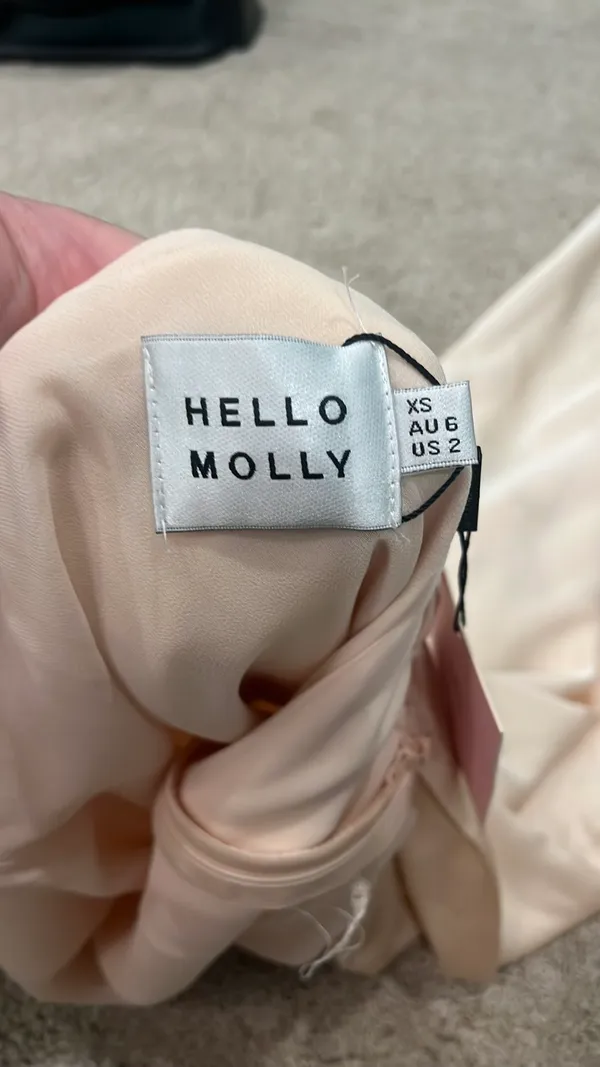 Hello Molly SOPHISTICATED SATIN SLIP MIDI DRESS CHAMPAGNE - Image 4