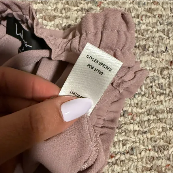 Lulus Jest Mauve Drawstring Shorts- Size Small - Image 6