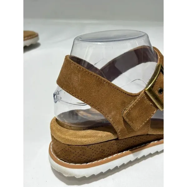 BOBS from Skechers platform sandals Size 7.5 Brown - Image 6