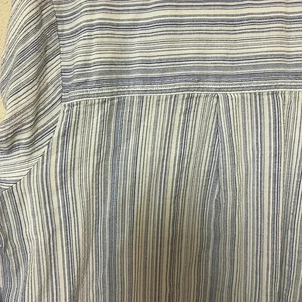 Athleta Button down top lightweight striped button down XL - Image 11
