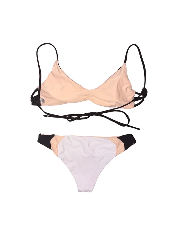 Zaful Cream/Black/White Color Block Bikini - Never Worn - Image 2