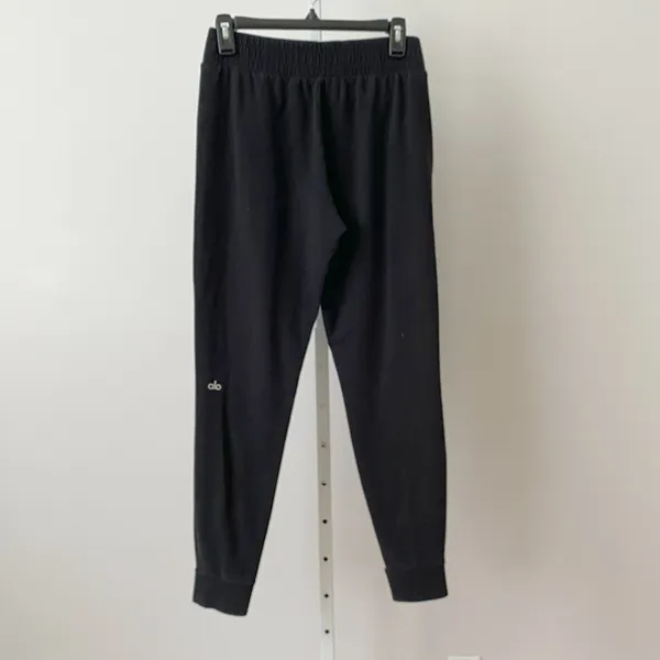 Alo Yoga XS Black Unwind Jogger Sweatpants High Waisted Pockets‎ Loungewear - Image 4