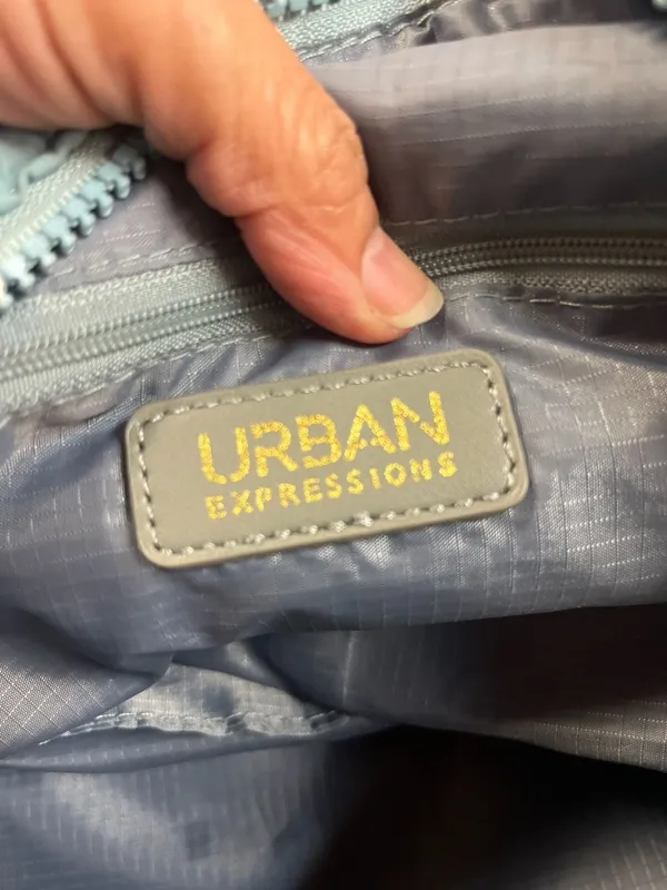 Urban Expression Baby Blue Quilted Puffer Hobo Bag - Image 7