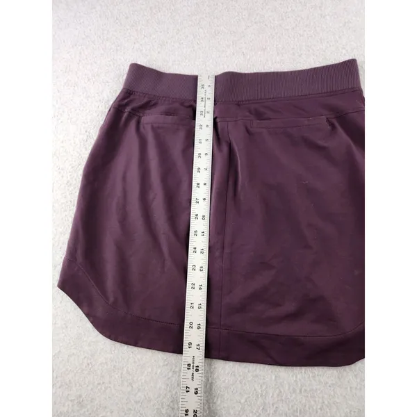 Athleta Midtown Skirt Wild Bloom Purple Elastic Waist Athleisure Womens Sz Small - Image 10
