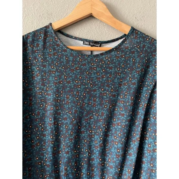 Zara‎ Tiered Floral Tunic Dress - Image 3