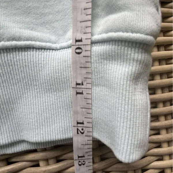Aritzia Terry Sweatfleece Perfect Crew Sweatshirt‎ XS athleisure layered winter - Image 12