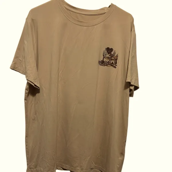 SheIn 2XL Western Tan Graphic T-Shirt - Image 3