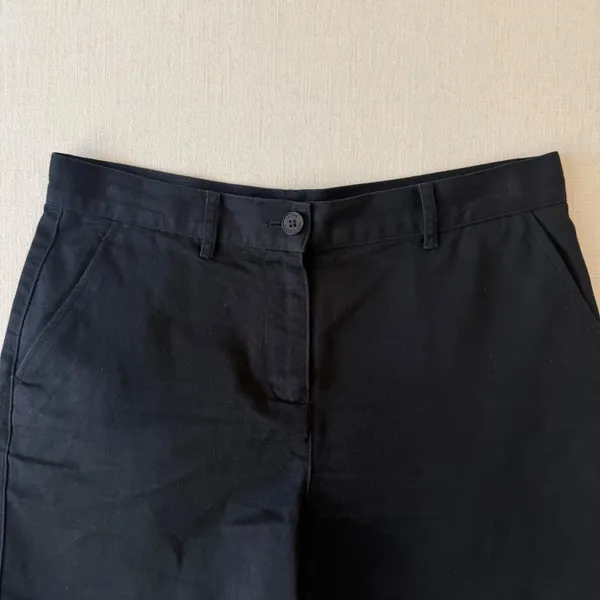 Lauren Ralph Lauren Petite Cotton Chino Shorts Women 6P Black - Image 3