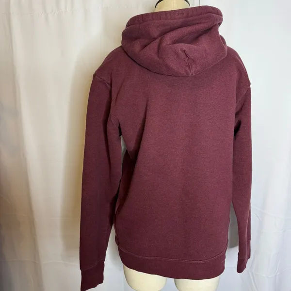 Patagonia P-6 Logo Uprisal Hoodie Women’s M Burgundy Pullover Sweatshirt - Image 3