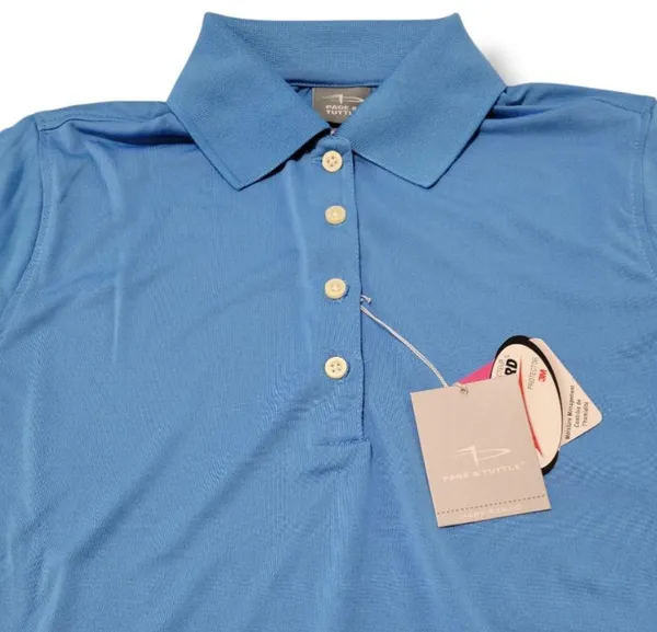 NWT - New Page & Tuttle Top Size XS Women’s Golf Polo Shirt Scotchgard Protector - Image 2
