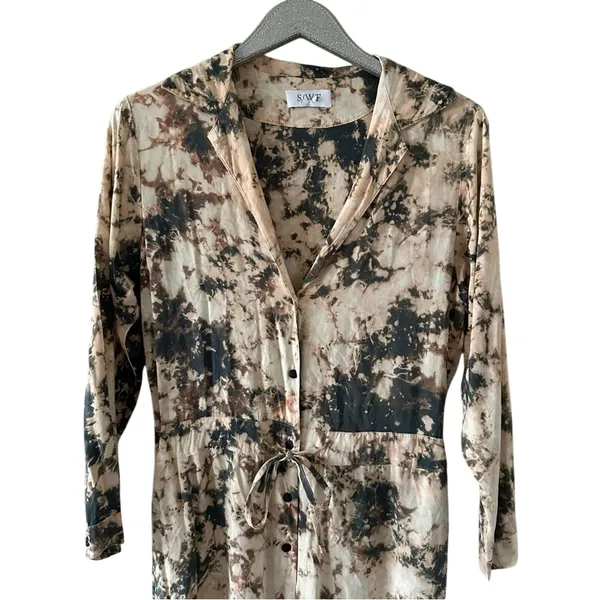 Revolve S/W/F Tie Dye Tie Waist Jumpsuit in Rejuvenation - Image 4