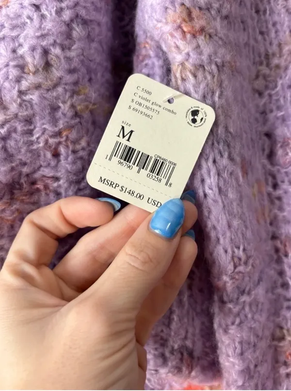 Free People✨ Sunset Cloud Sweater NWT - Image 7