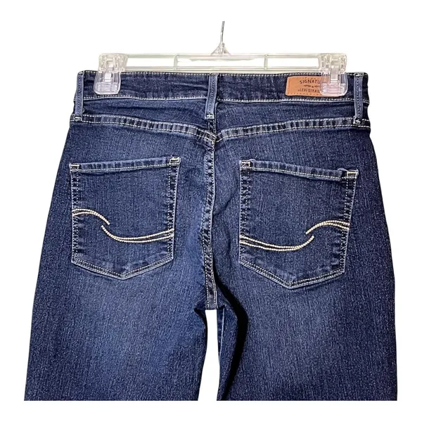Signature By Levi Strauss & Co Jeans Womens 6 Blue Modern Slim Straight Denim - Image 5