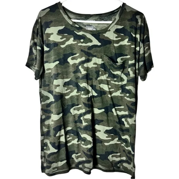 Arizona Jean Co. Camouflage Crewneck Short Sleeve Tee Shirt Sz L - Image 3