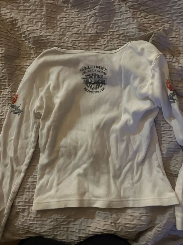 Vintage Harley-Davidson Top Y2K - Image 3