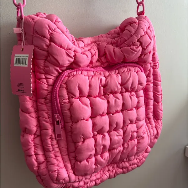 NWT Simply Southern Pink Quilted Shoulder Bag‎ - Image 4