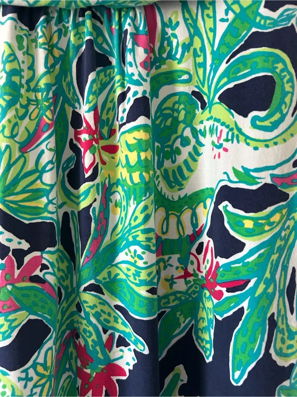 Lilly Pulitzer Sloane Sleeveless V-Neck Maxi Dress Bright Navy Trunk Show - Image 3
