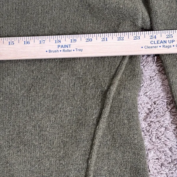 ANDREE by Unit Olive Green Mock Neck Sweater Women’s Size Small Cozy Cottagecore - Image 6
