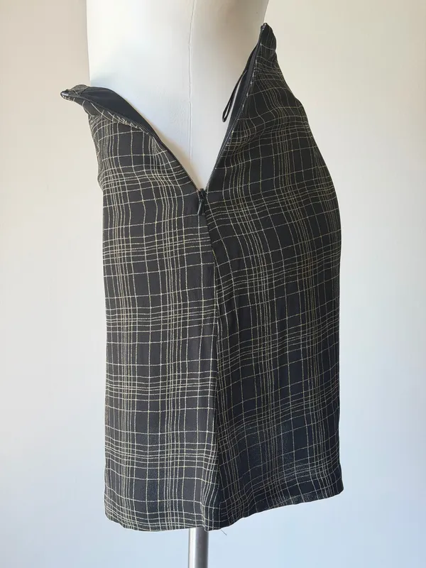 Banana Republic A-Line Plaid Mini Skirt - Image 3
