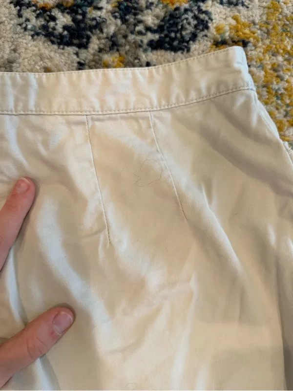Ann Taylor Cream Cotton Bermuda Shorts - Image 8