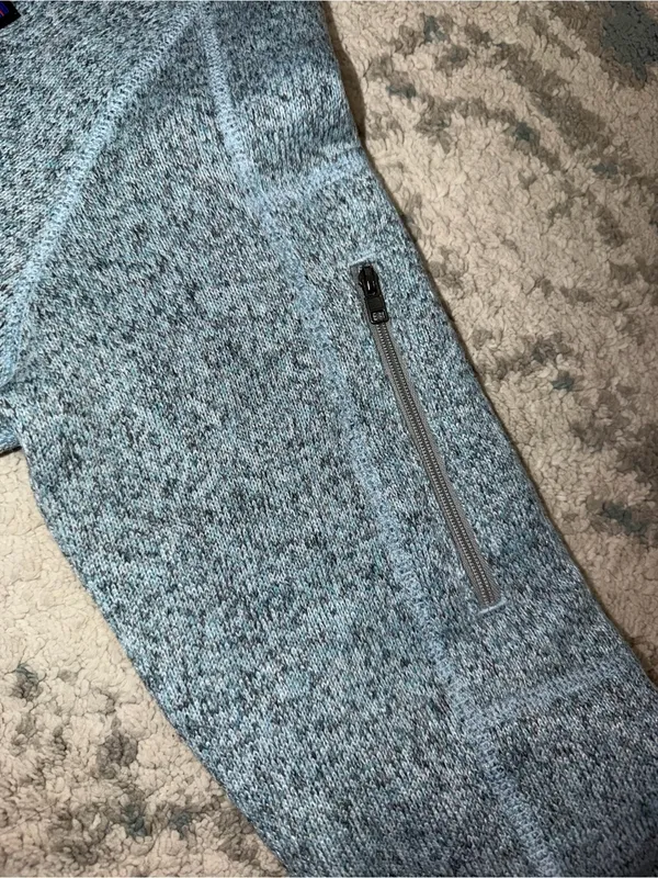 Patagonia Better Sweater 1/4 Zip Fleece Pullover Blue Gray Small - Image 5