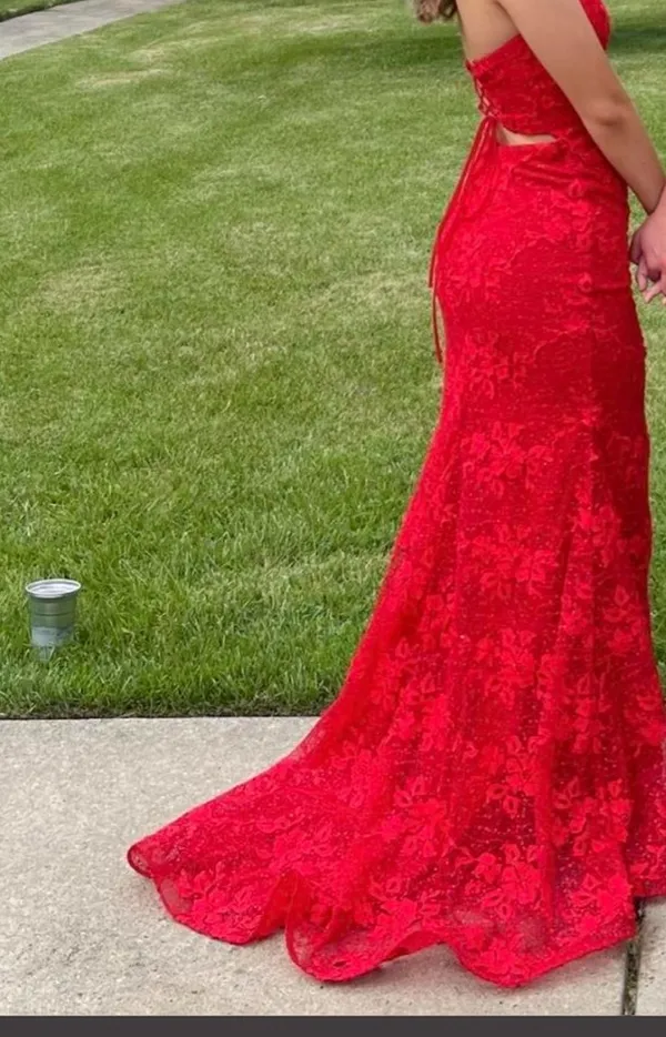 Clarisse Prom Dress red  - Image 3