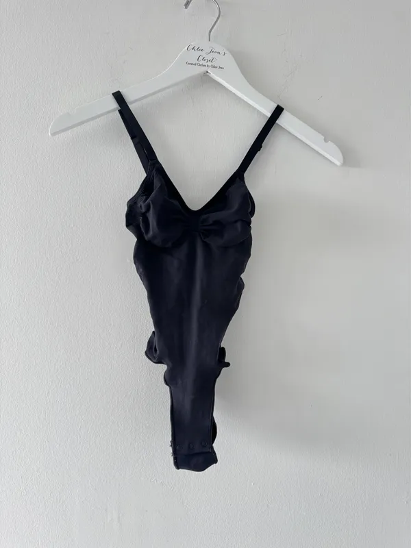 Skims Black Sculpting Bodysuit - Image 2
