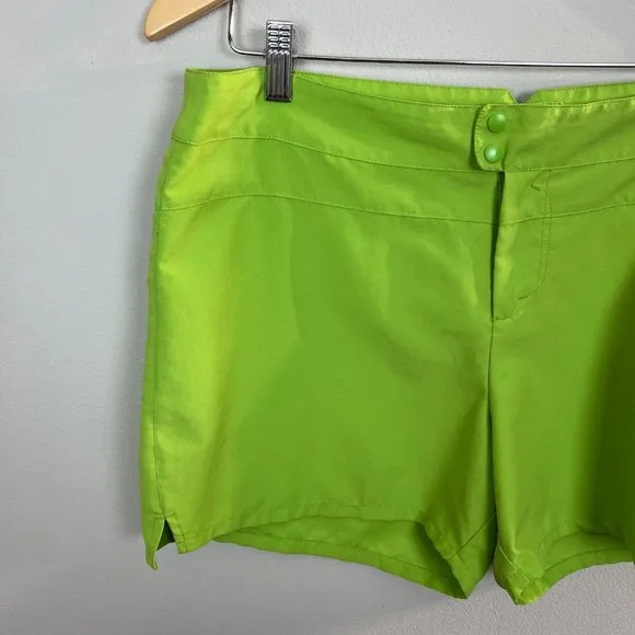 Merrell Shorts 12 Green‎ Outdoor Casual Zip Pocket Lightweight Womens - Image 3